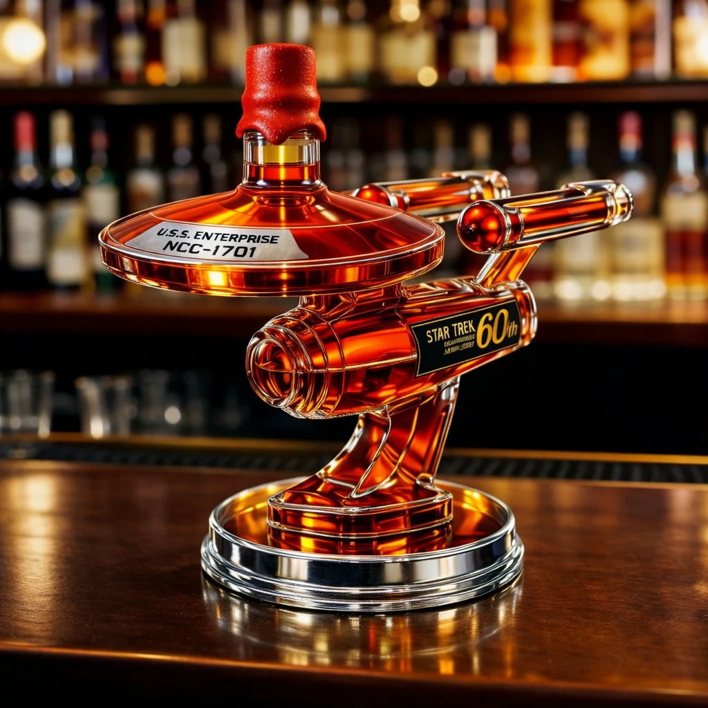 60. JubilÀum der USS Enterprise - Whisky Karaffe