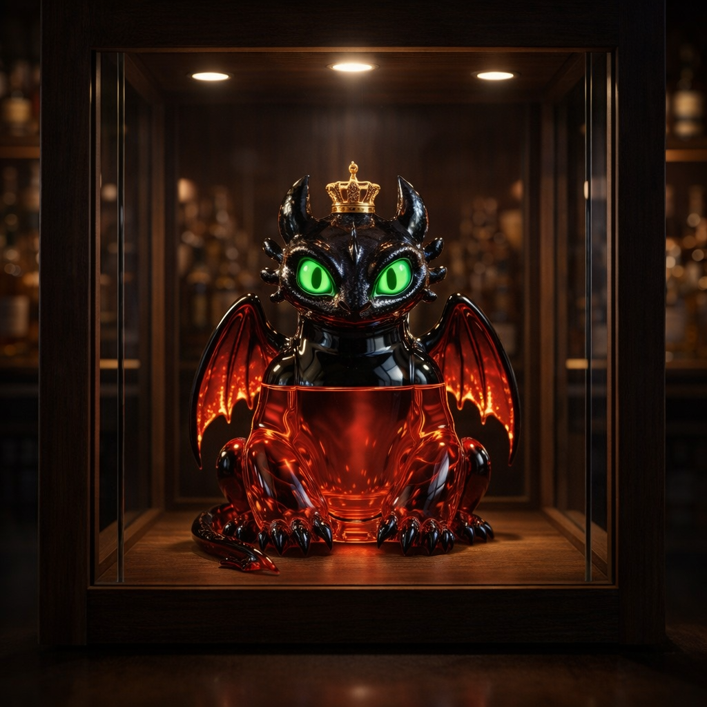 Whisky-Flasche - Drachen-Edition