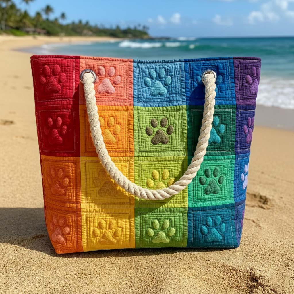 Gepolsterte Strandtasche Poot Patch
