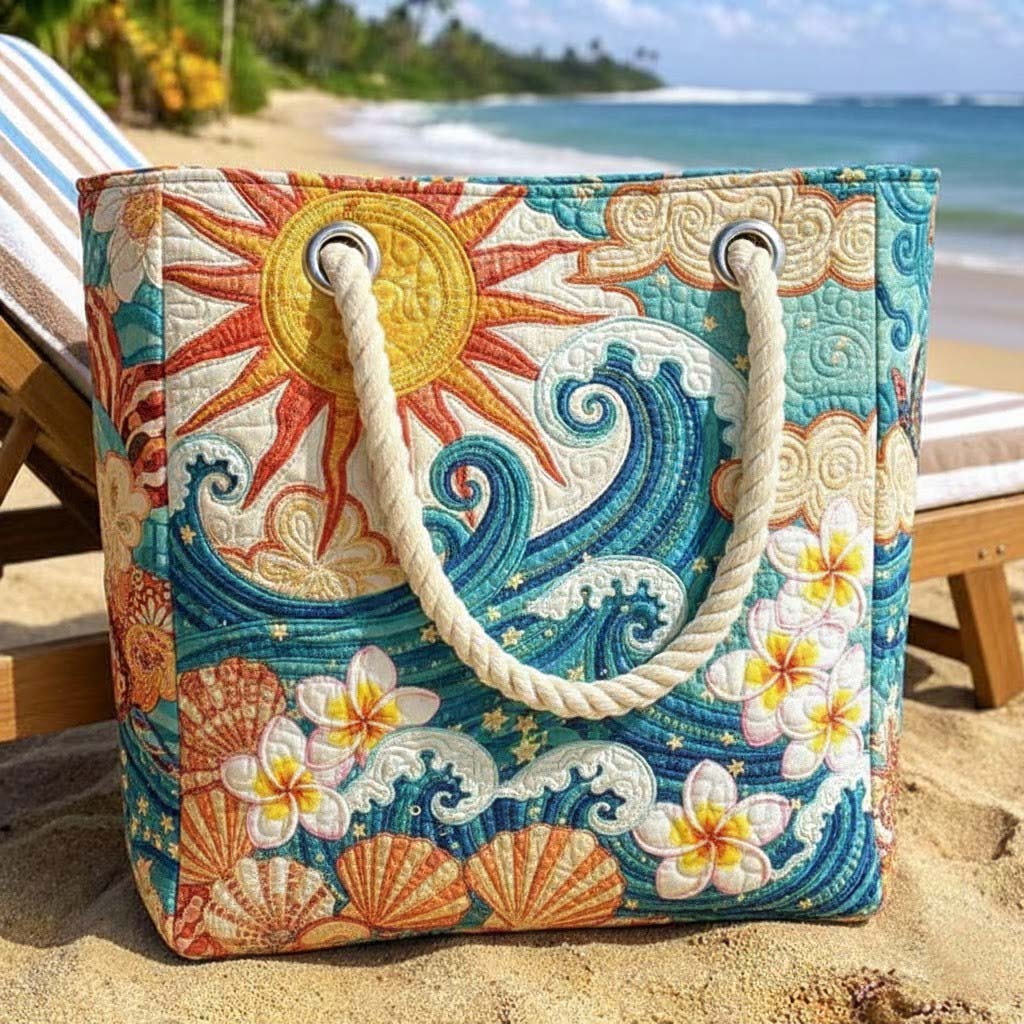 Gepolsterte Strandtasche Halo Warm
