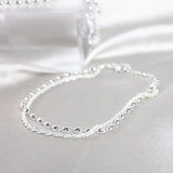 Silbernes Zirkonia-Armband