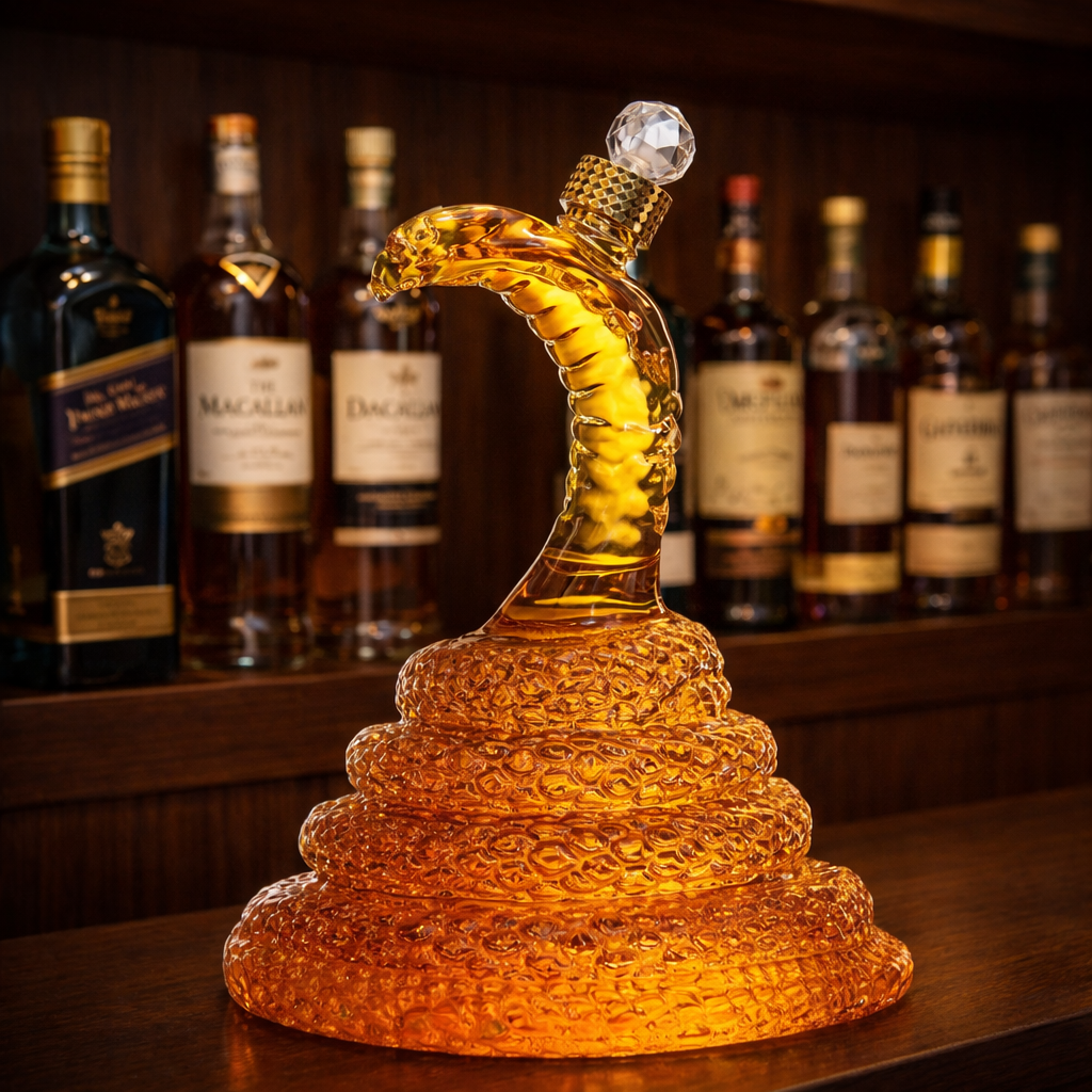 Whisky-Flasche - Cobra-Edition