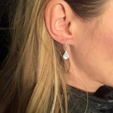 925 Sterling Silber Löwenzahn Ohrringe
