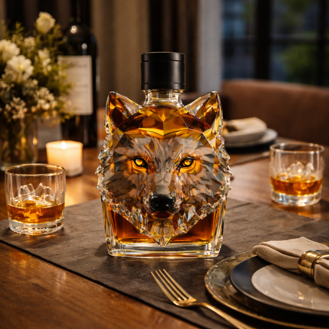 Whisky-Flasche - Wolf-Edition