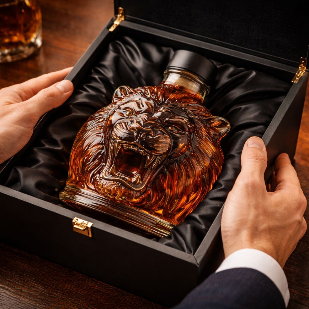 Whiskyflasche - Löwen-Edition