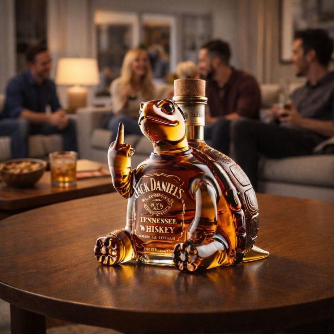 Whisky-Flasche - Schildkröten-Edition