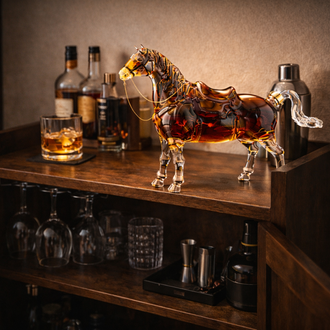 Whisky-Flasche - Pferdeausgabe