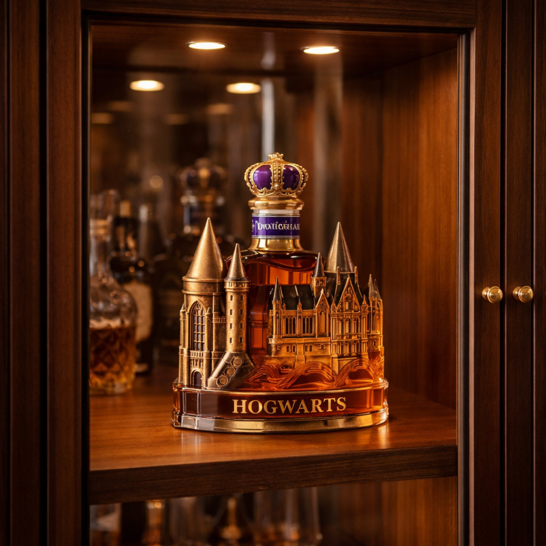 Whisky-Flasche – Magisches Schloss Edition