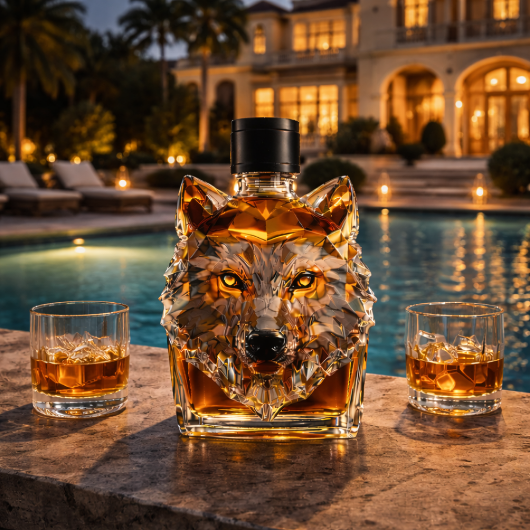 Whisky-Flasche - Wolf-Edition