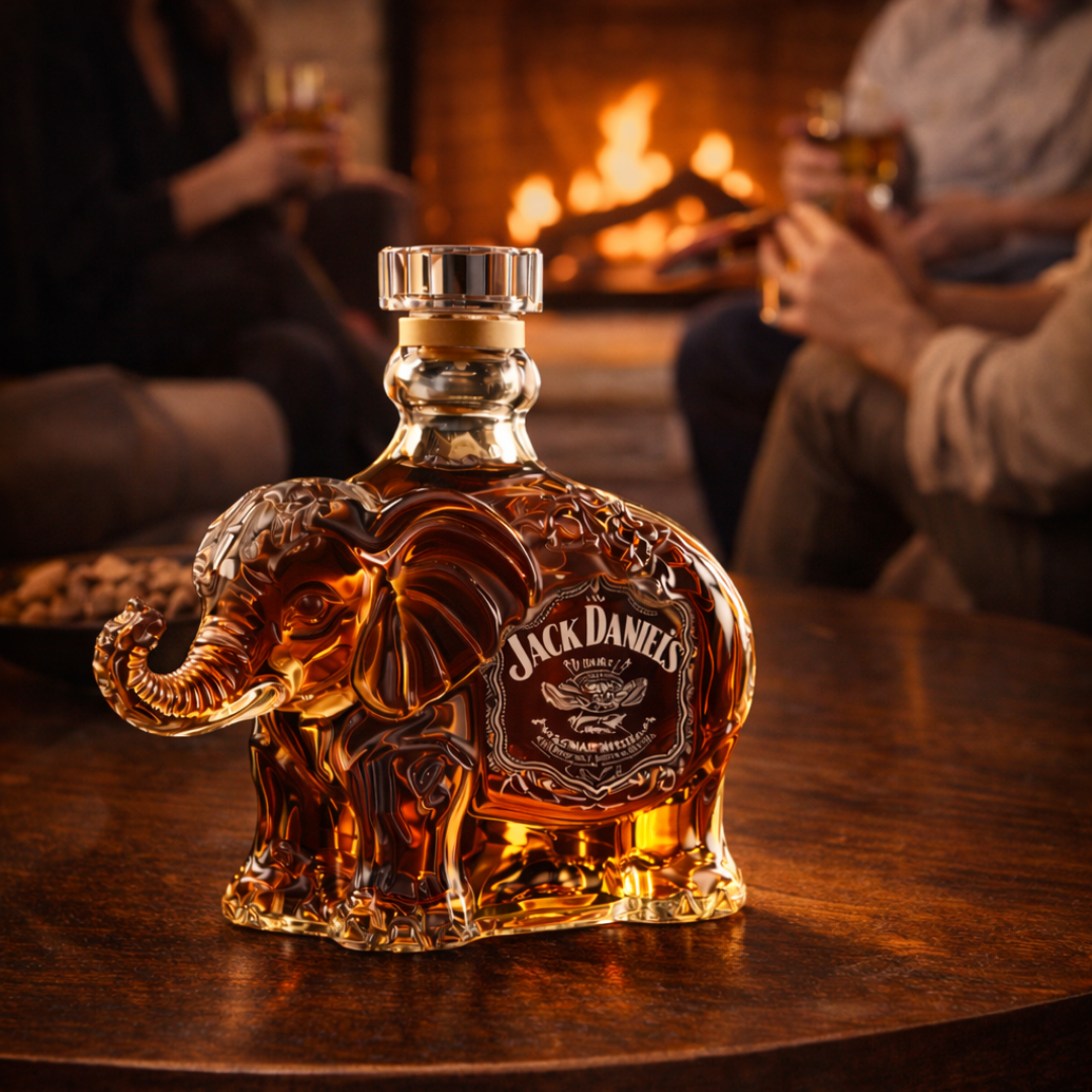 Whiskyflasche - Elefanten-Edition