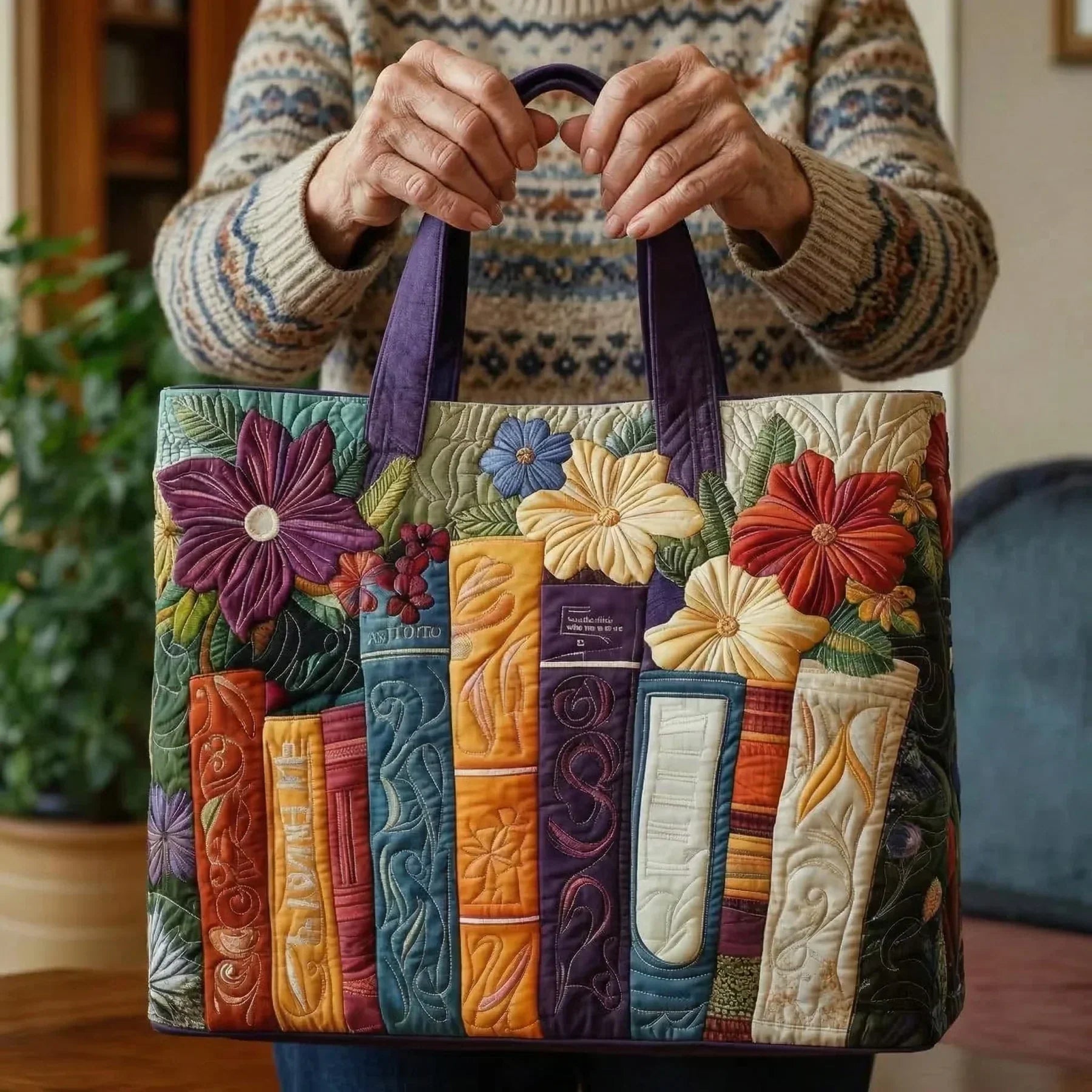 Gepolsterte Tasche - Bücherliebhaber