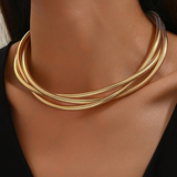 Vintage Schichtkette aus Gold