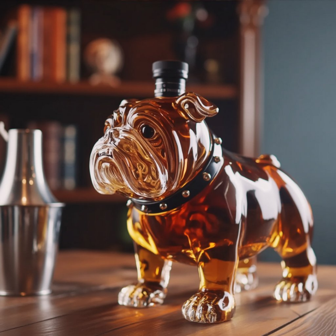 Whisky-Flasche - Bulldog-Edition