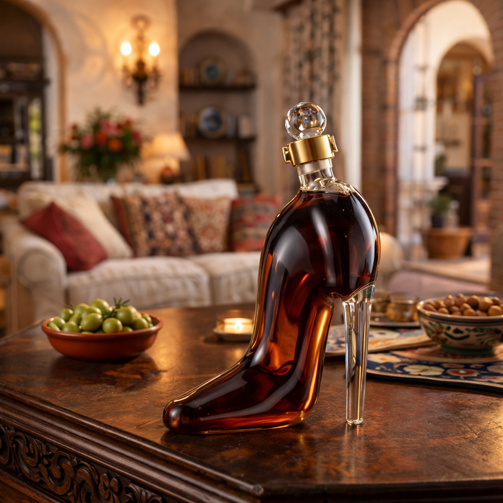 Whiskey-Flasche - Hochhackige Edition