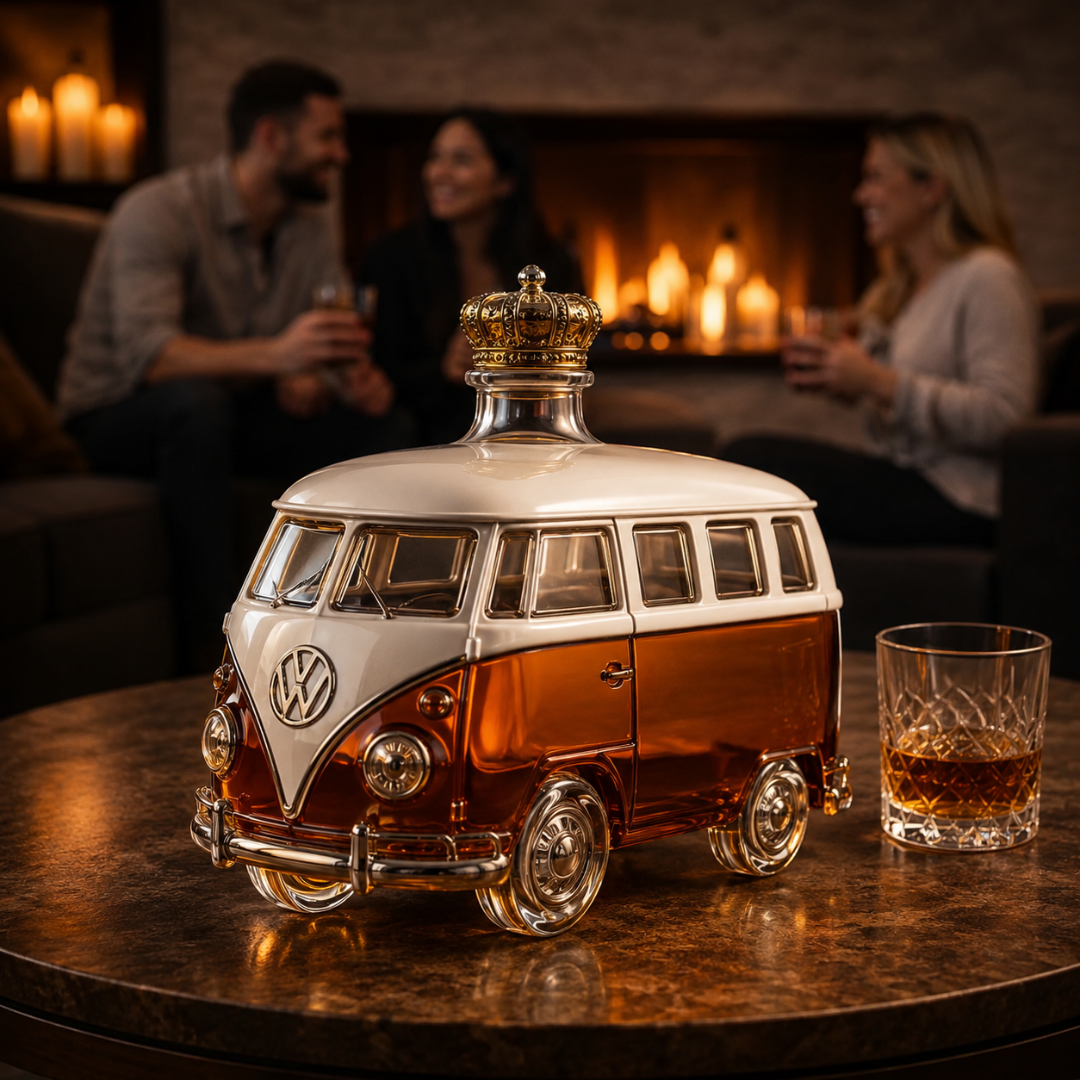 Whisky-Flasche - Mini-Van Edition