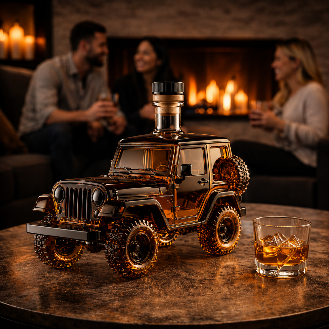 Whisky-Flasche - Jeep Edition