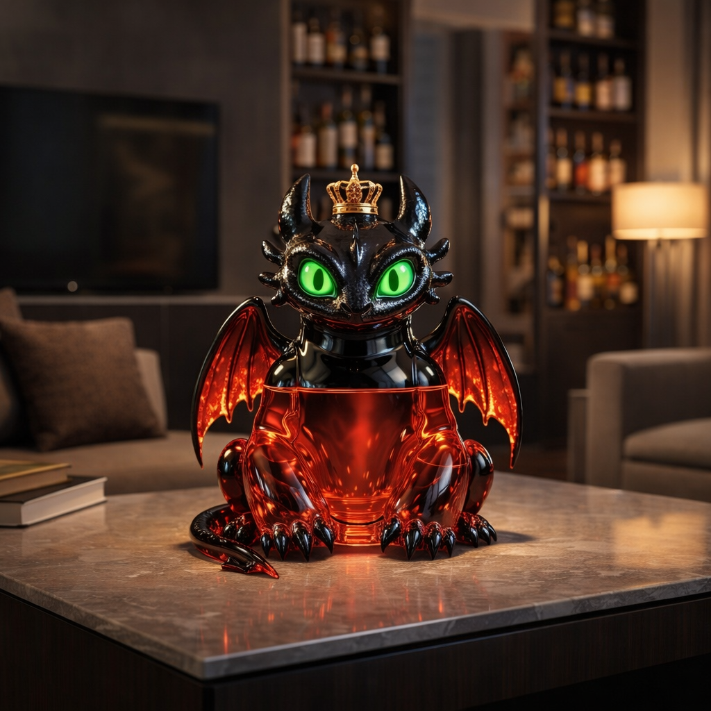 Whisky-Flasche - Drachen-Edition