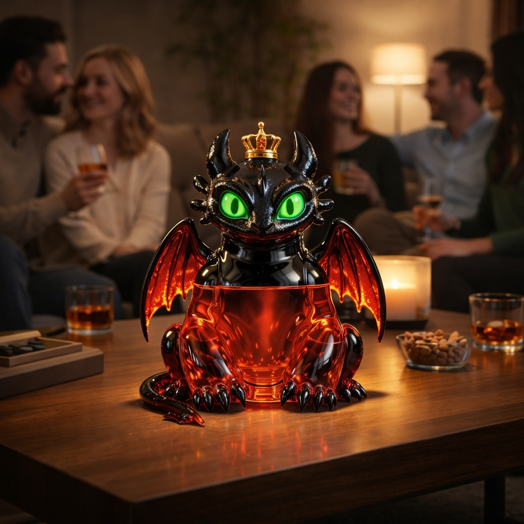 Whisky-Flasche - Drachen-Edition