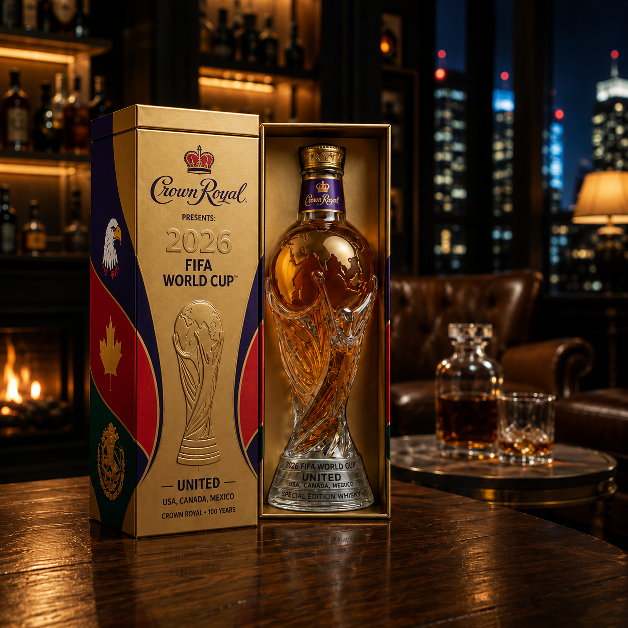 Weltmeisterschafts-Edition 2026 - Whisky Karaffe