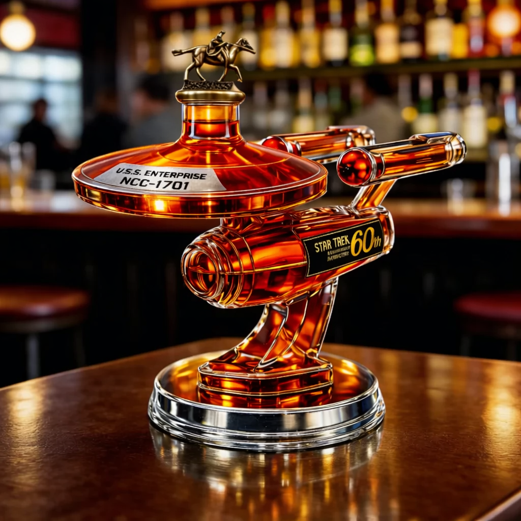 60. Jubiläum der USS Enterprise - Whisky Karaffe