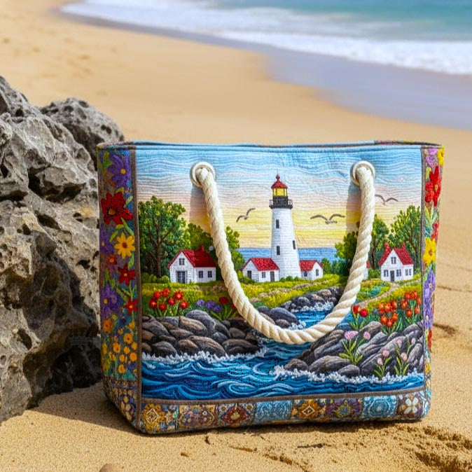 Strandtasche Gepolstert Lighthouse Glow