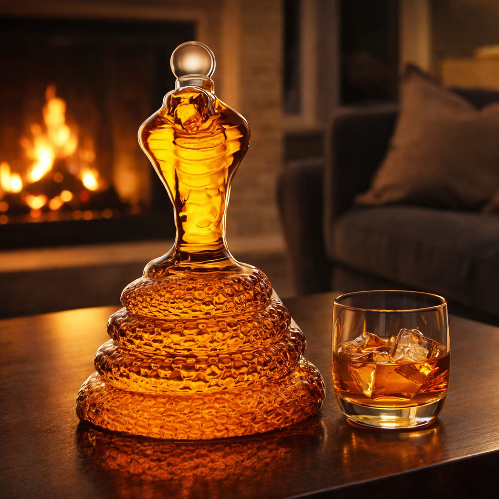 Whisky-Flasche - Cobra-Edition