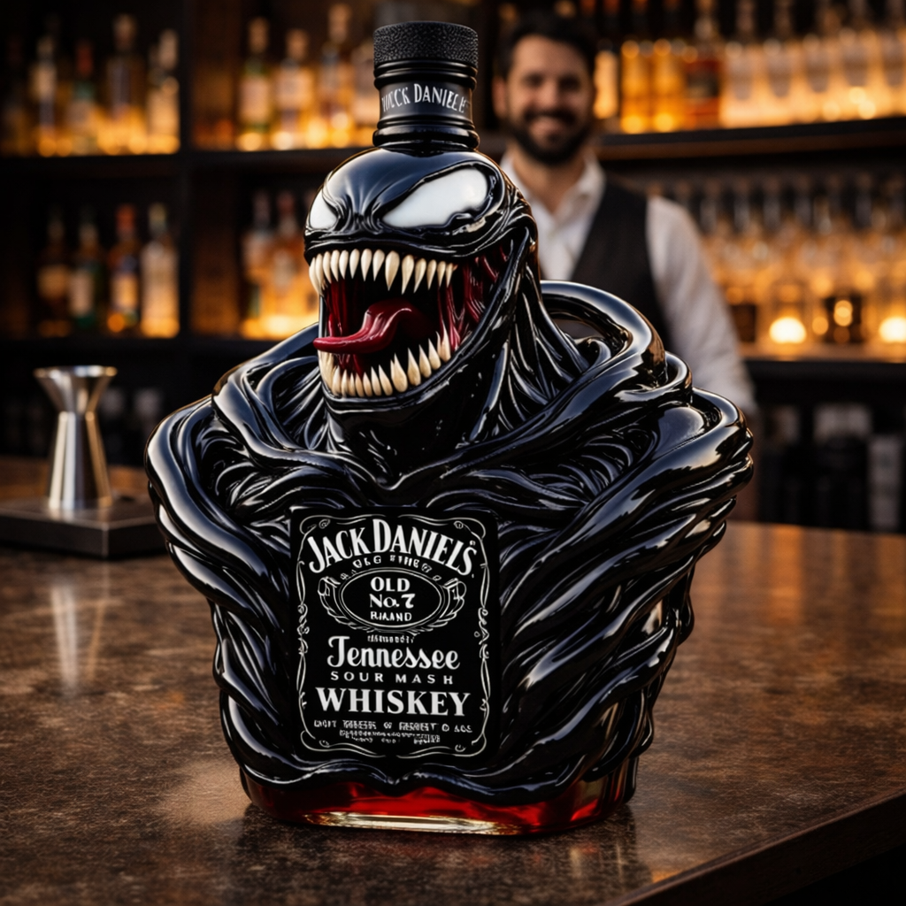 Whiskey-Flasche - Venom-Edition