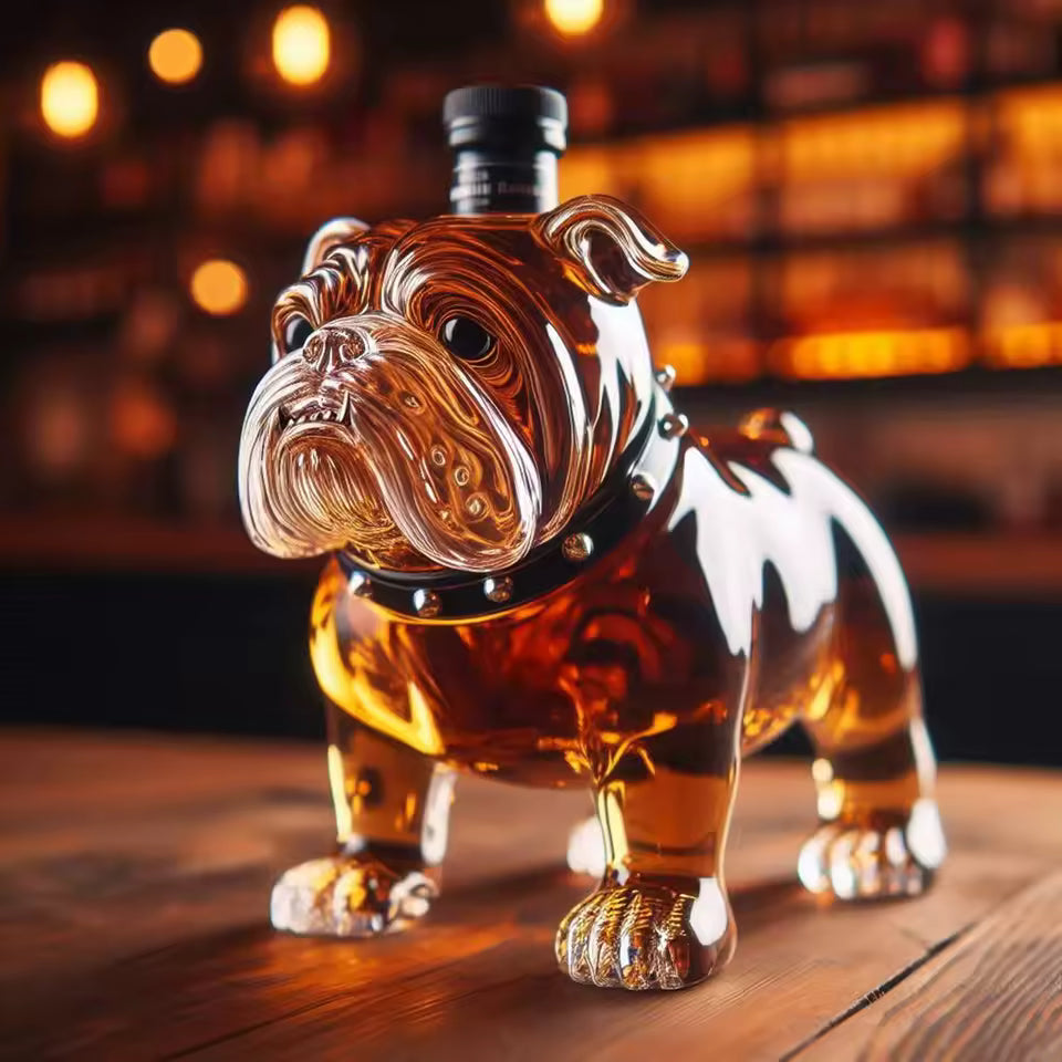 Whisky-Flasche - Bulldog-Edition