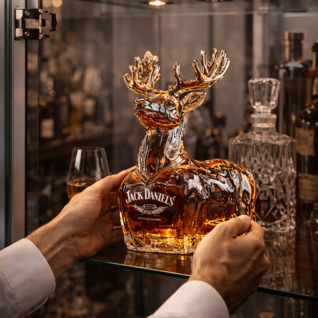 Whisky-Flasche - Rentier-Edition