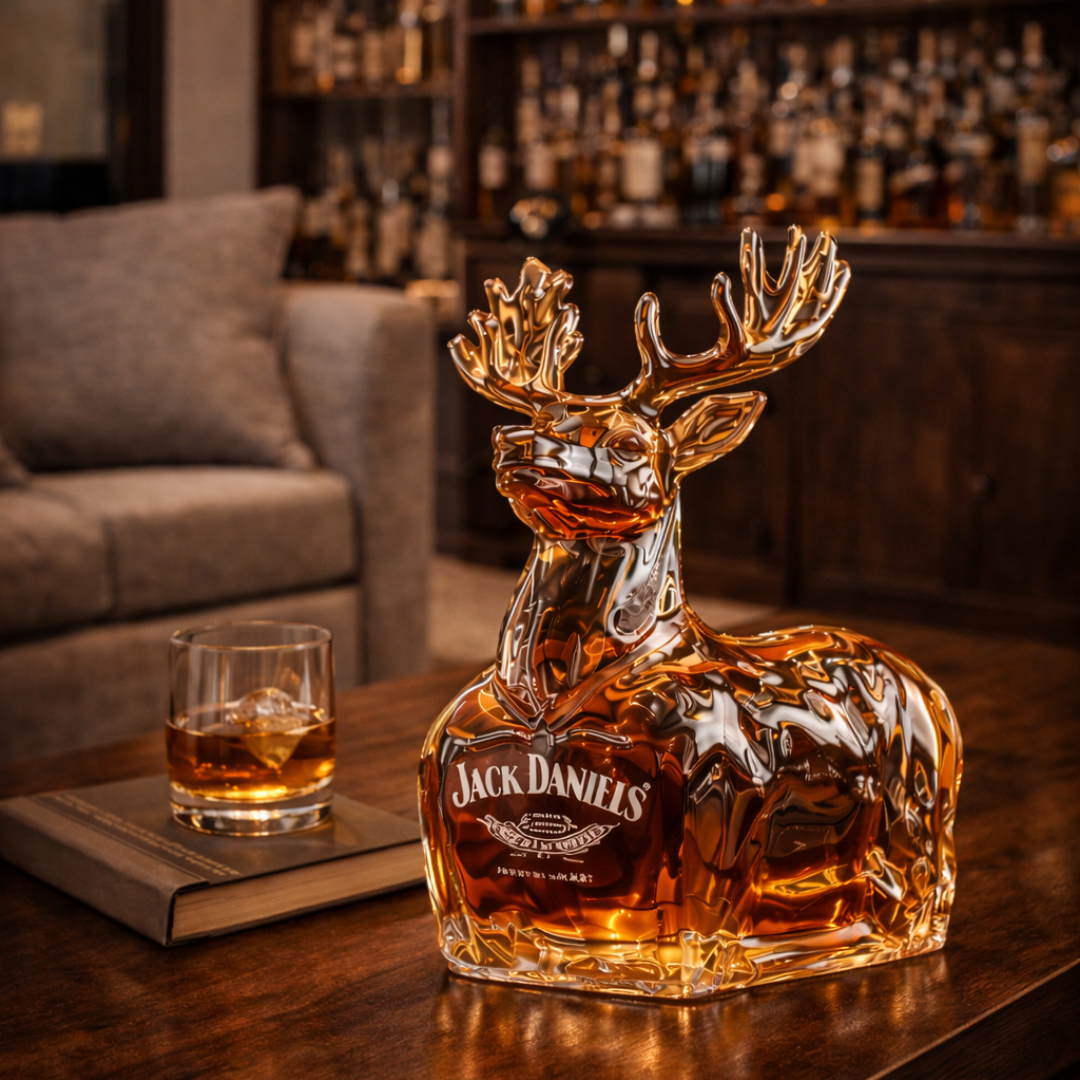 Whisky-Flasche - Rentier-Edition
