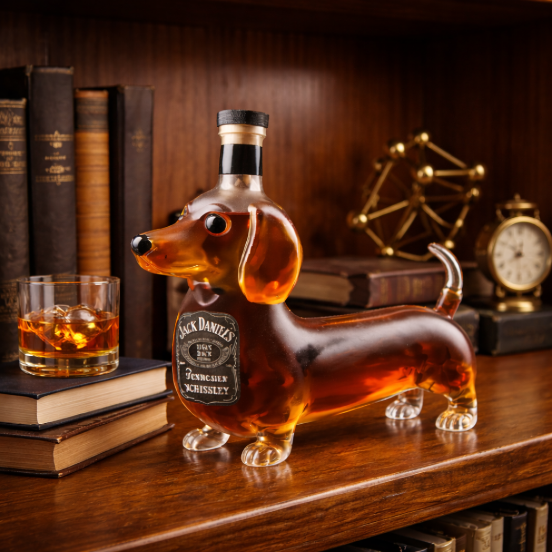 Whiskyflasche - Dackel Edition