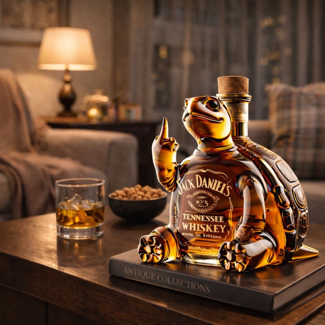 Whisky-Flasche - Schildkröten-Edition