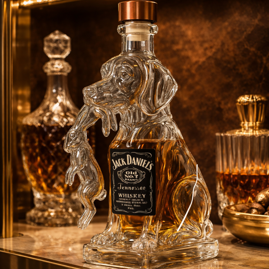 Whiskey-Flasche - Hundenedition
