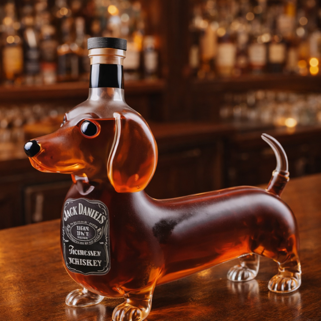 Whiskyflasche - Dackel Edition