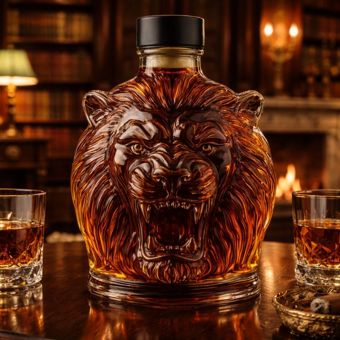 Whiskyflasche - Löwen-Edition