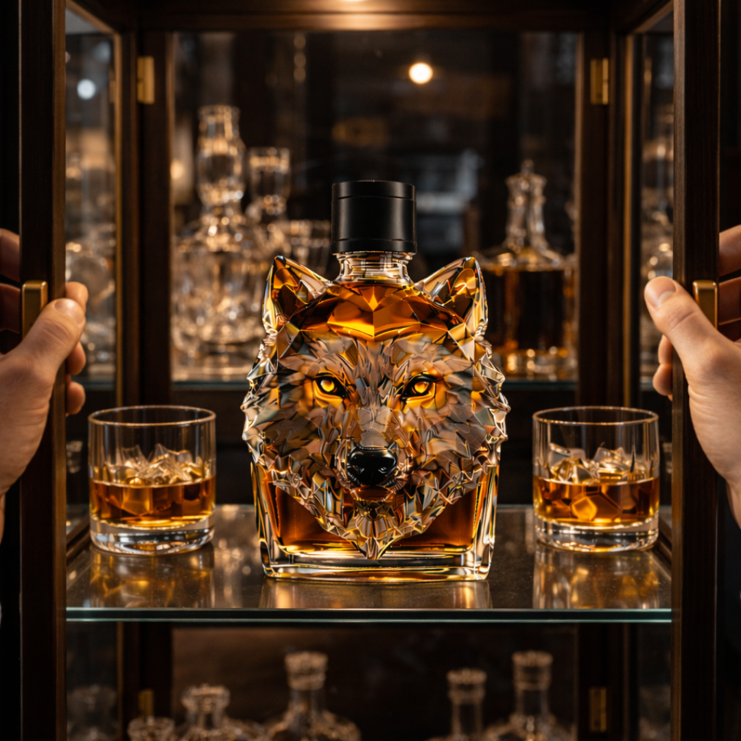 Whisky-Flasche - Wolf-Edition