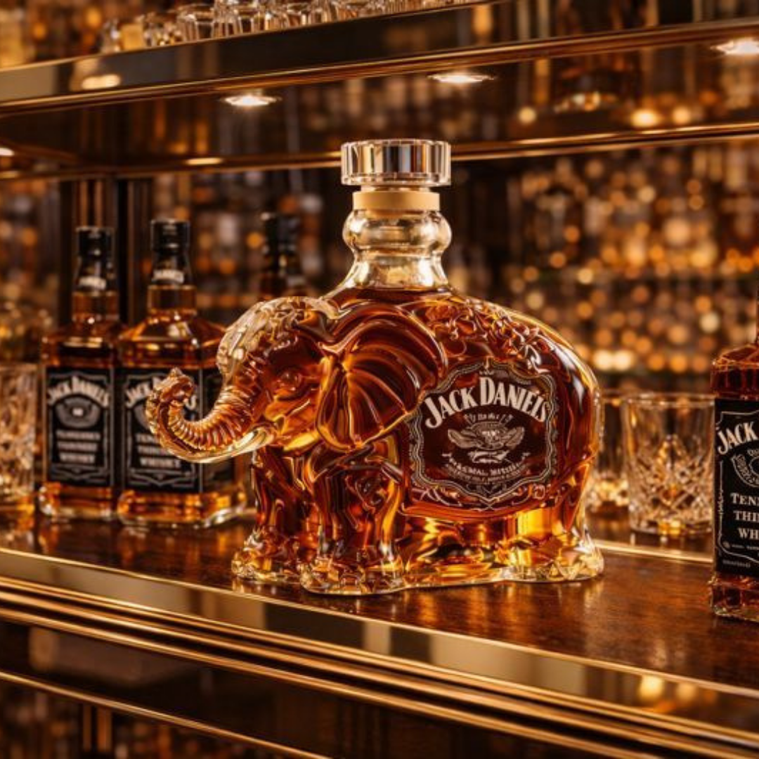 Whiskyflasche - Elefanten-Edition