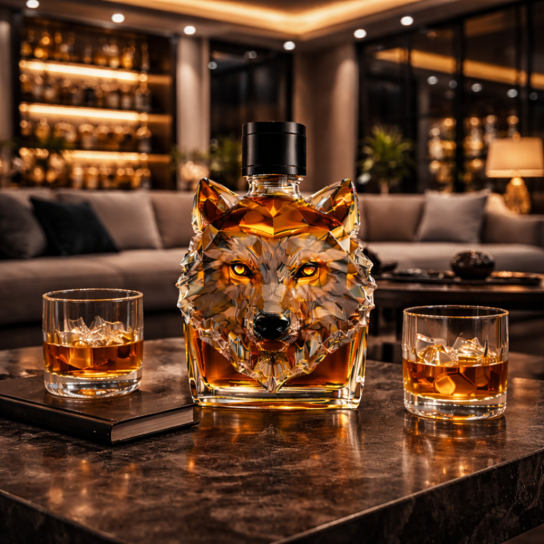 Whisky-Flasche - Wolf-Edition