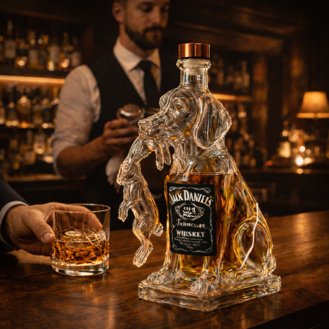 Whiskey-Flasche - Hundenedition