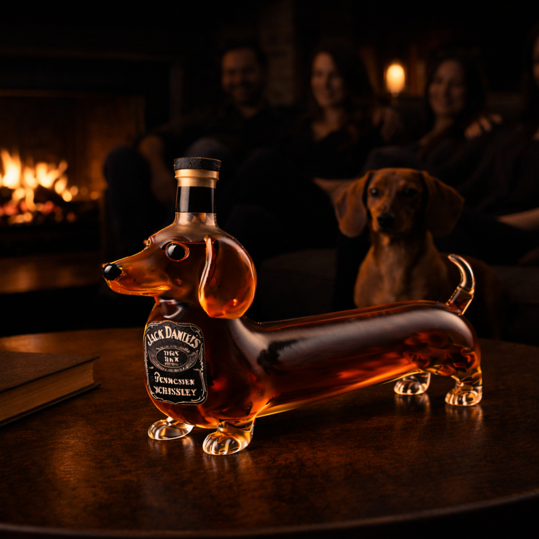Whiskyflasche - Dackel Edition