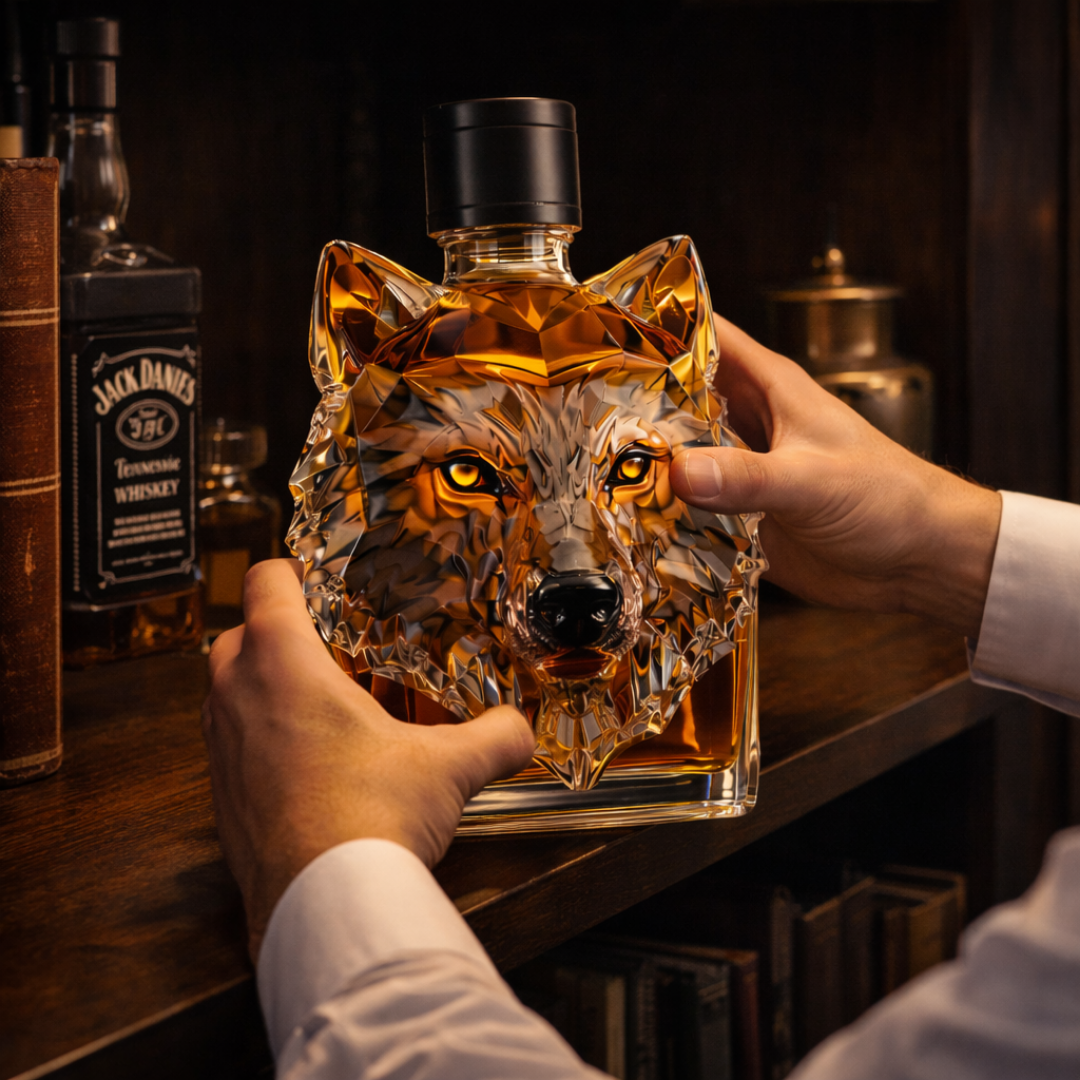 Whisky-Flasche - Wolf-Edition