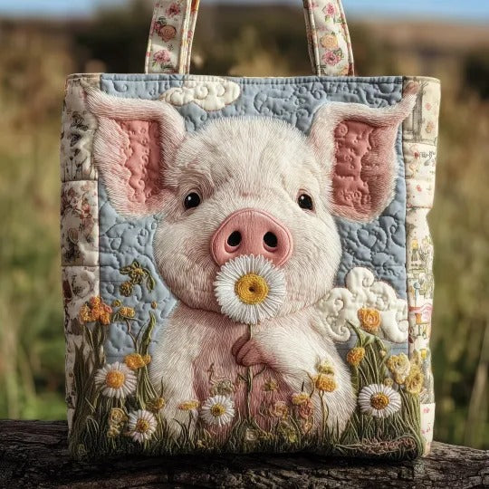 HANDGEFERTIGTE TASCHEN - EIN ETWAS SCHÜCHTERNES SCHWEIN