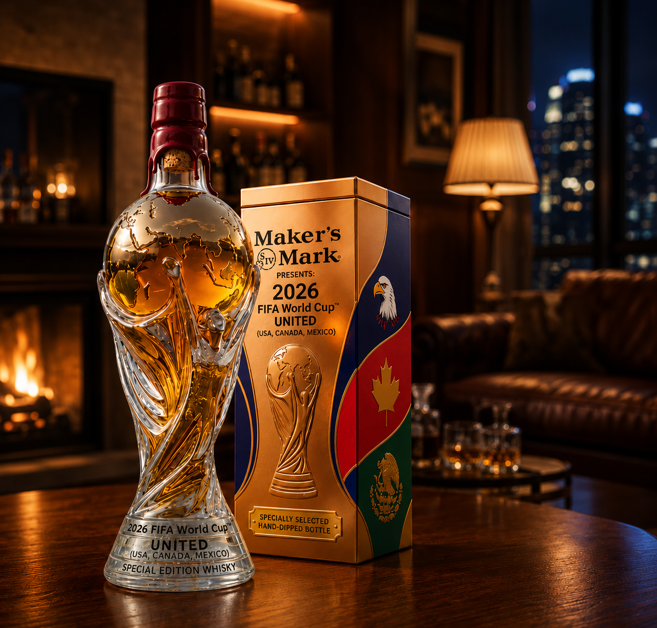 Weltmeisterschafts-Edition 2026 - Whisky Karaffe
